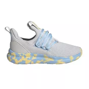 Adidas Кроссовки Lite Racer Adapt 7.0 K Grey Glow Blue Tint для детей Grey-One Orange-Tint JP5203 28