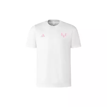 Adidas Logo Повседневная спортивная футболка с коротким рукавом Мужские топы Белые JD7126 XL