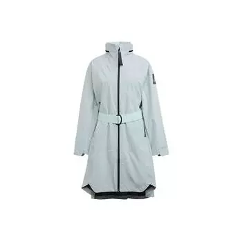 Adidas Logo Print Color Block Long Jacket Женская куртка зеленая GP3104 S