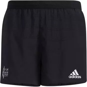 Adidas Спортивные шорты длиной три четверти со средней посадкой и эластичным поясом с логотипом, мужские шорты черного цвета HG5549 S