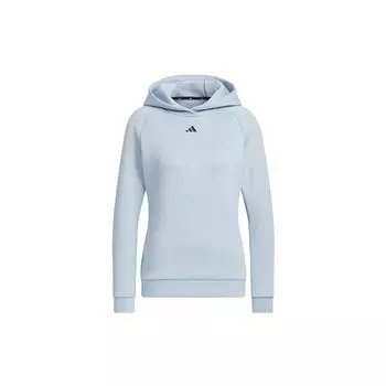 Adidas Свитшот с капюшоном и длинными рукавами с принтом логотипа Женские свитшоты Miracle-Blue HY0908 XS
