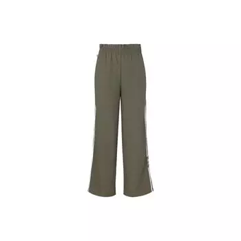 Adidas Logo Print Повседневные свободные спортивные штаны Женские брюки Rock-Oliver-Green IC5359 L