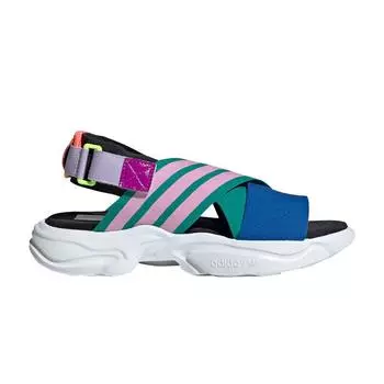 Adidas Magmur Sandal Glory Green Pink Blue Женские кроссовки Разноцветные True-Pink Glow-Blue EF5864 39
