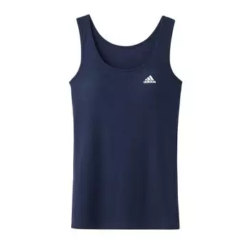 Adidas Майка Школьный рубчик Логотип в одной точке Девочки Глубокий бык 150
