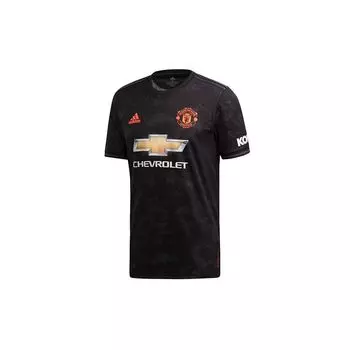 Adidas Manchester United сезон выездной матч 2019-2020, мужская майка, черная ED7390 M