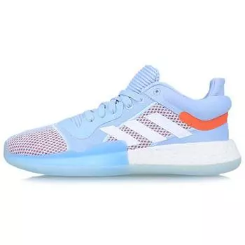 Adidas Marquee Boost Low Glow Blue Мужские кроссовки Cloud-White Hi-Res-Coral G26215