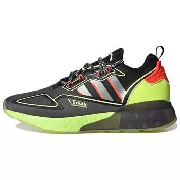 Adidas Marvel x ZX 2K Boost Stark Industries - Черные мужские кроссовки Solar Yellow H02559 36