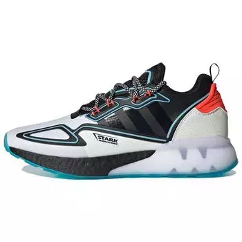 Adidas Marvel x ZX 2K Boost Stark Industries — белые кроссовки унисекс H02561 37