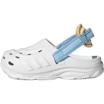 Adidas Maxxclog K Белые Прозрачные Небесно-оранжевого оттенка Детские Кроссовки Основной Белый JR0099 28