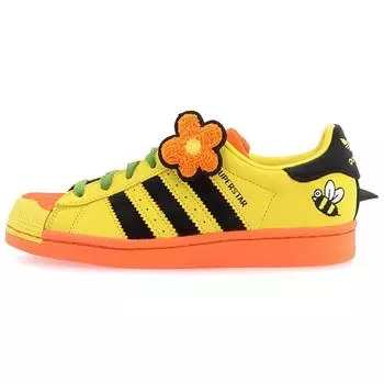Adidas Melting Sadness x Superstar Bee with You Pack — желтые кроссовки унисекс Core-Black Super-Orange FZ5254