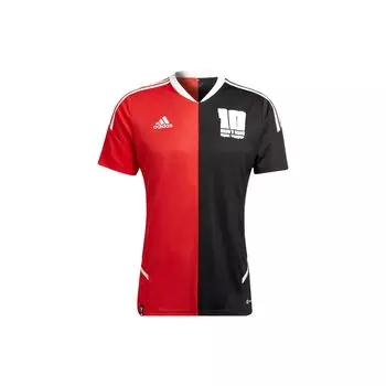Adidas Messi с логотипом и коротким рукавом, мужские футболки с цветными блоками HI3790 M