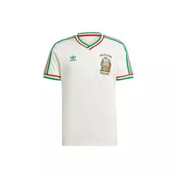 adidas Мексика 1985 Гостевая футболка Облачно-белый Мужская Уличная одежда IT7759 XL