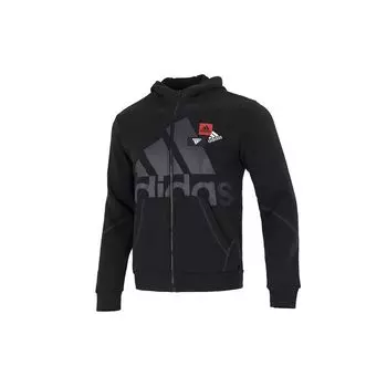 Adidas Mh Bp4 Вязаная куртка с логотипом Мужская верхняя одежда Черный HN8993 M