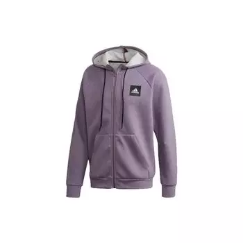 Adidas Mhe Fz Sta Повседневная спортивная куртка с капюшоном Мужские куртки Фиолетовый FI4046 M