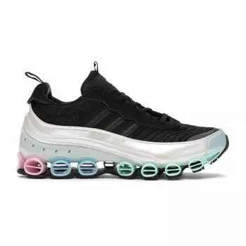 Adidas MicroBounce T1 Core Черные кроссовки унисекс кремово-белые FW9785