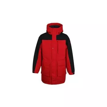 Adidas Mid Parka с длинными рукавами, пуховик, мужская верхняя одежда, красный GN9834 XL