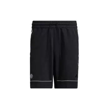 Adidas Mitchell Свободные баскетбольные шорты с тремя полосками Мужские брюки черные HB6763 M