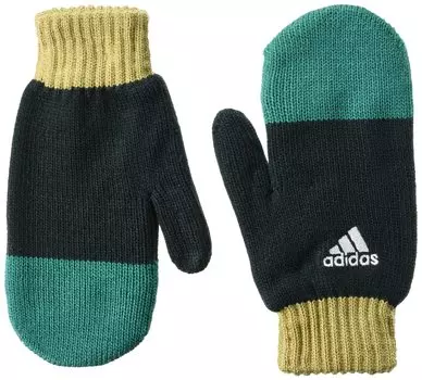 Adidas Mitten Gloves TZ166 Shadow Green Small Kids Green/Glory (HN6685)