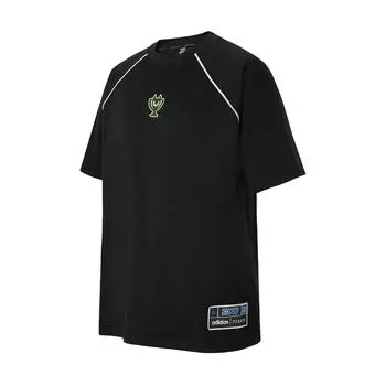 Adidas Модная Удобная Мягкая Приятная к коже Футболка с коротким рукавом Унисекс Топы KG9210 XS