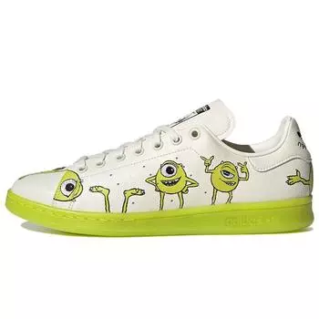 Adidas Монстры Инк. Кроссовки унисекс Mike Wazowski из коллаборации со Stan Smith White Off-White Pantone FZ2706 36