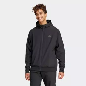 Adidas Мужчина ZNE. Тканая молния для бассейна IR5210 ЧЕРНАЯ