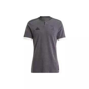 Adidas Juventus Lifestyle Третья футболка Мужские топы Карбоново-черный IT8213 XXL