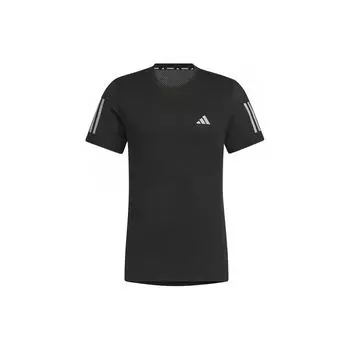 Adidas Мужская футболка Own The Run Cooler, черные топы JF1473 M
