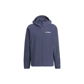Adidas Мужская куртка Wind.Rdy Softshell с капюшоном, темно-синяя IP0737 M