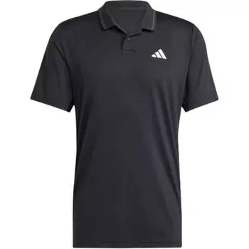 Adidas Мужская рубашка поло с логотипом, черная JF8424 L