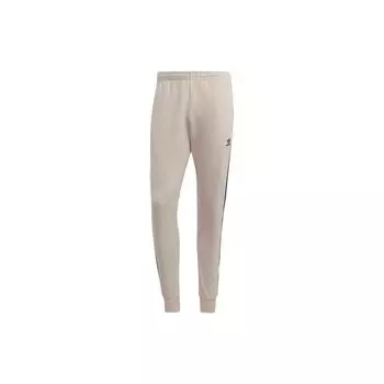 Мужские джоггеры Adidas Originals с тремя полосками и цветным логотипом Trefoil, бежевые IM4544 S