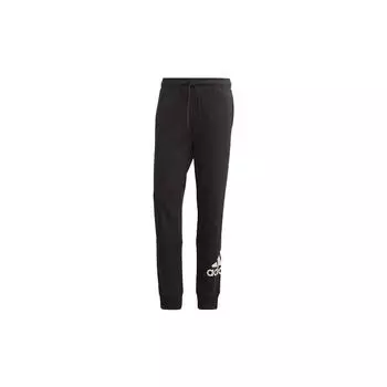 Adidas Мужские джоггеры со средней посадкой и манжетами Mh Bos Pnt Ft, черные GC7344 L