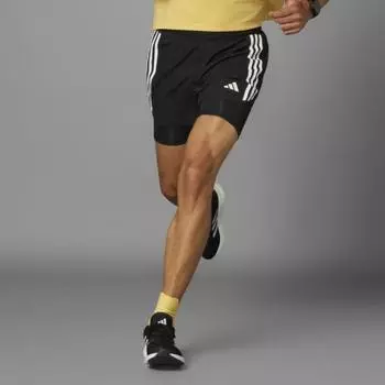 Adidas Мужские шорты Ownerrun 3S 2 в 1 для бега и марафона AXL(105)