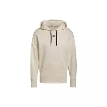Adidas Мужские толстовки с капюшоном из смеси хлопка Studio Lounge Off-White HB0483 S