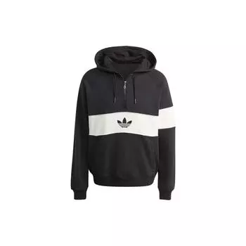 Adidas Мужские толстовки с капюшоном Originals Color Block Half Zip, черные IP9488 M