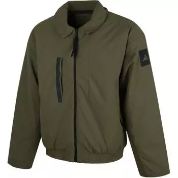 Adidas Myshelter Ins Полосатая удобная спортивная хлопковая куртка мужская куртка зеленая JD1123 S