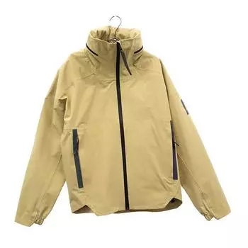 adidas MYSHELTER Нейлоновая куртка-дождевик My Shelter с принтом логотипа M бежевая Мужская Б/у