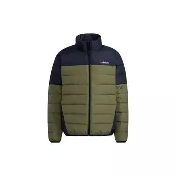 Adidas Neo Alphabet Logo Спортивная куртка на утином пуху Мужские куртки Темно-оливково-зеленый H45233 S