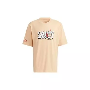 Adidas Neo Barbecue Theme Print Свободная спортивная футболка Мужские топы Оранжевый H62000 M