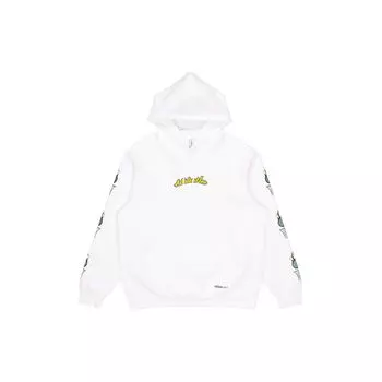 Adidas Neo Basketball Print Свободная толстовка с капюшоном Мужская белая GT0251 XXL