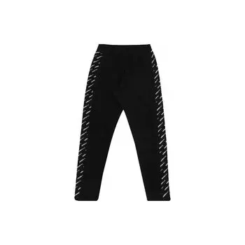 Adidas Нео Буквенный Принт Slim Fit Повседневные Брюки Женские Низ Черный CD1233 XS