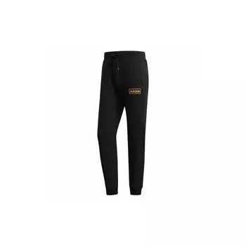Adidas Neo C+ TP Беговые тренировочные повседневные длинные вязаные брюки мужские черные FP7483 XL