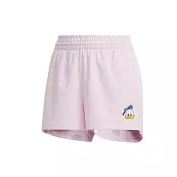 Adidas Neo Donald Duck Средняя талия Свободные спортивные повседневные шорты женские шорты розовые GJ5657 XXL