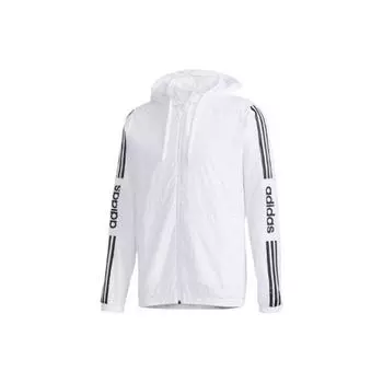 Adidas Neo Essential 3-полосная ветровка мужская куртка белая FP7451 XL