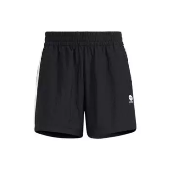 Adidas Neo Essential тканые шорты с 3 полосками женские черные HE4553 XS