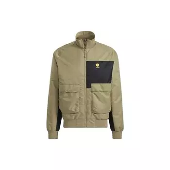 Adidas Neo Essential Утепленная куртка с диагональной саржей Мужская верхняя одежда зеленая HD4643 M