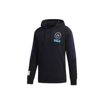 Adidas Neo Global Travel Print Повседневная мужская толстовка с капюшоном черная GM2278 M