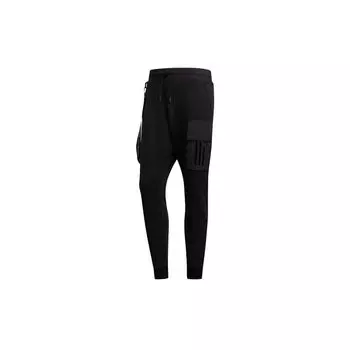 Adidas Neo Knit Cuffs на флисовой подкладке Спортивные брюки мужские черные EI4345 S