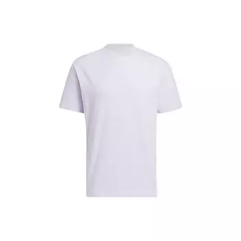 Adidas Neo однотонная спортивная футболка с круглым вырезом топы унисекс светло-фиолетовая HS6817 L