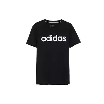 Adidas NEO Повседневная спортивная футболка с круглым вырезом Мужские топы Черные FP7393 M