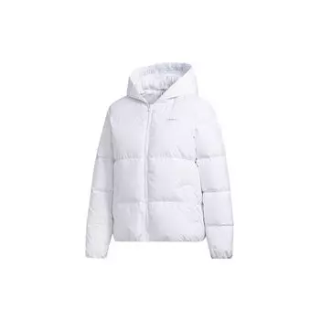 Adidas Нео пуховик с капюшоном женская верхняя одежда белый GJ8794 M
